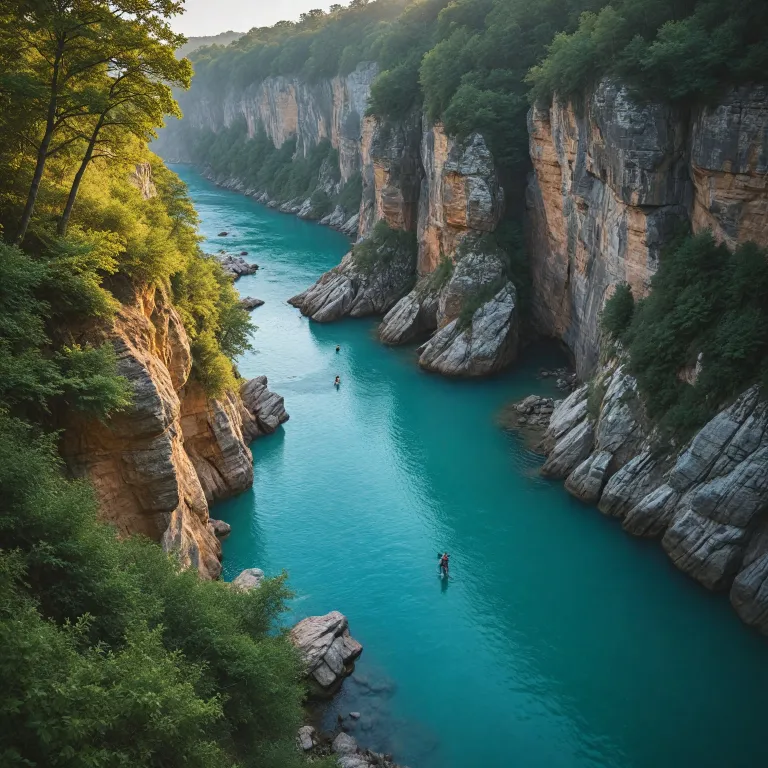 Canyoning vers Lyon : une échappée sportive et romantique pour deux